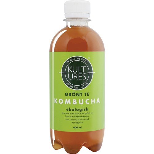 Kombucha Grönt Te Eko 400ml Superfruit
