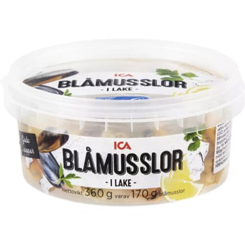 Blåmusslor i Lake 170g ICA