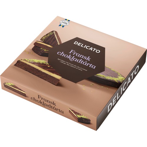 Fransk chokladtårta 14 Bitar  850g Delicato
