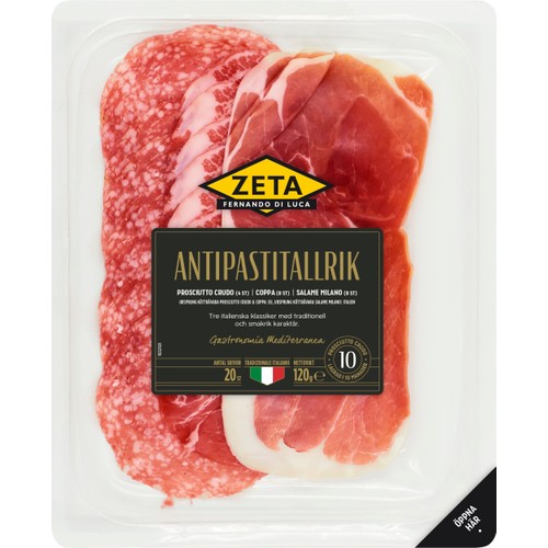 Antipastitallrik 120g Zeta
