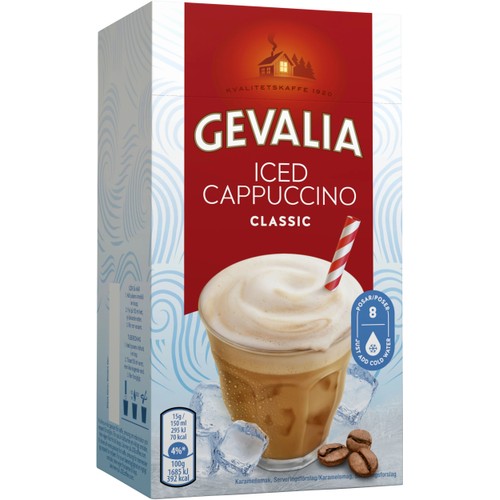 Snabbkaffe Iced Cappuccino 8-p Gevalia
