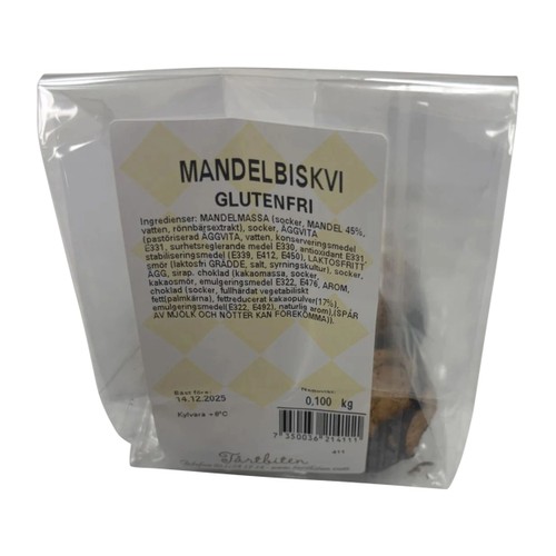 Biskvi Mandel Glutenfri 5p