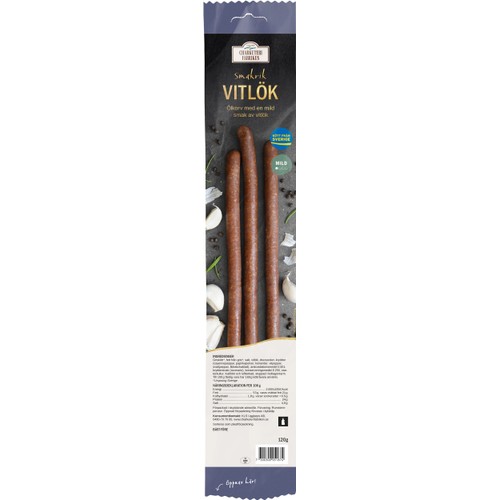 Ölkorv Vitlök 3-p 120g Charkuterifabriken
