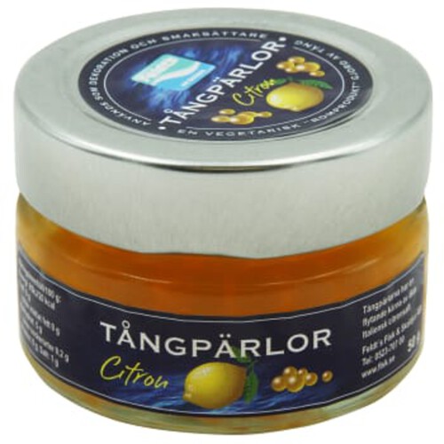 Tångpärlor Citron 50g Feldt's