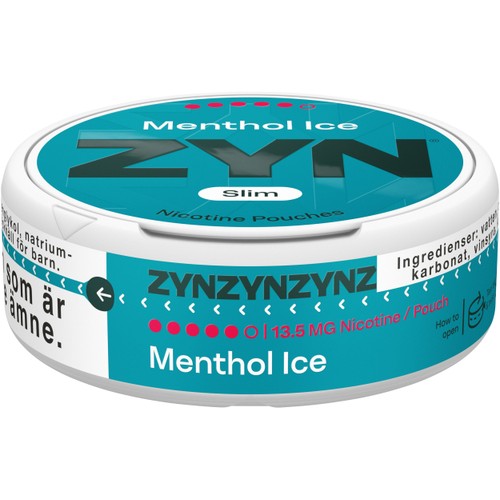 Menthol Ice Slim S5 14.7 Gram Zyn