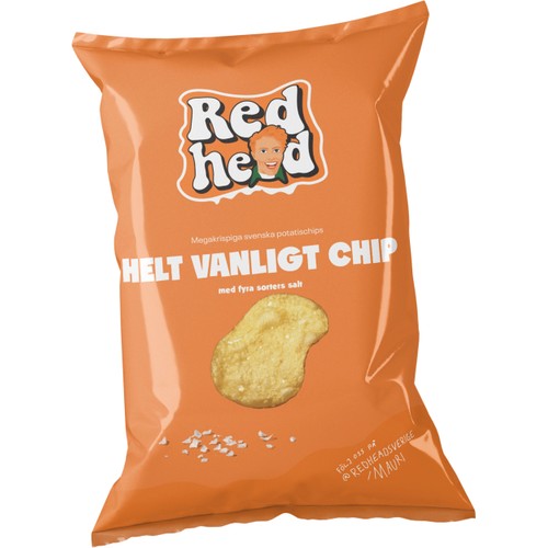 Potatischips Fyra sorters Salt 150g Redhead