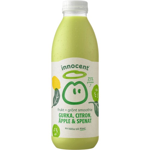 Smoothie Gurka Citron Äpple Spenat 750ml Innocent