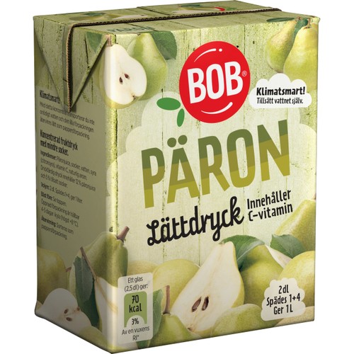 Lättdryck Päron Koncentrat 2dl BOB
