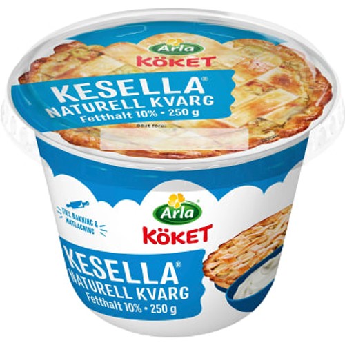 Kesella Kvarg Naturell 10% 250g Arla Köket