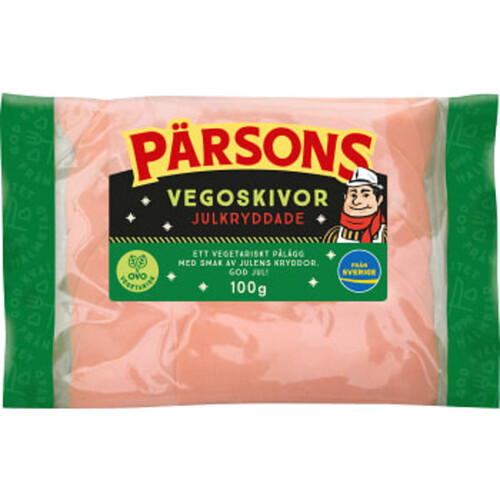 Julskinka Griljerad Vegoskivor 100g Pärsons