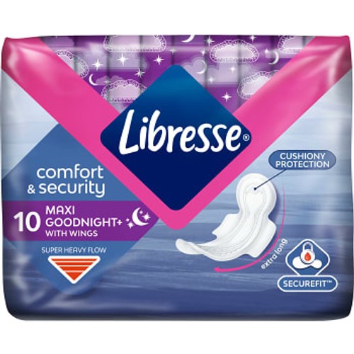 Bindor Maxi Goodnight 10-p Libresse