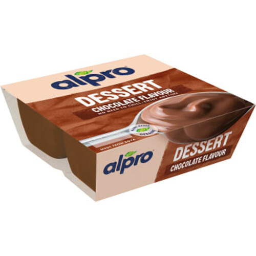 Sojadessert Dark Chocolate 2,3% 125g 4-p Alpro