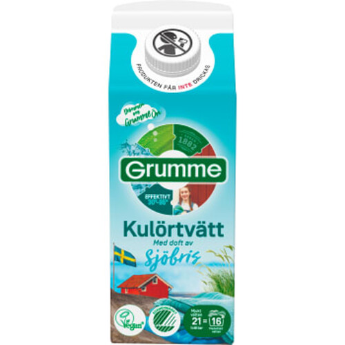 Tvättmedel Flytande Kulörtvätt Sjöbris 750ml Grumme