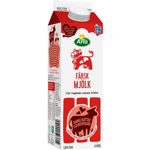 Mjölk 3% 1l Arla Ko