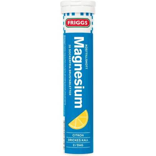 Magnesium Citron Sockerfri Brustablett 20-p 1000mg Friggs