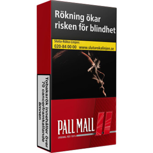 Original Red 100´s 20 Styck Pall Mall