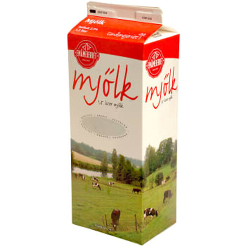 Standardmjölk 2,9% 1,5l Emåmejeriet