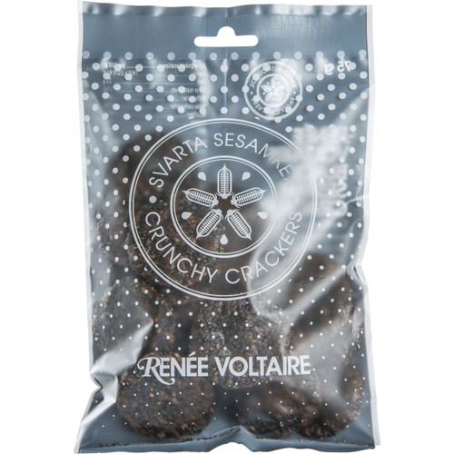 Svarta Sesamkex 75g Renée Voltaire