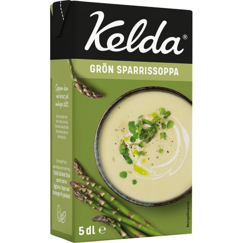 Grön Sparrissoppa 5dl Kelda