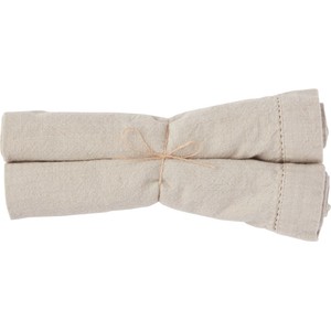 Tygservett Isa Beige 2-p 45x45cm ICA