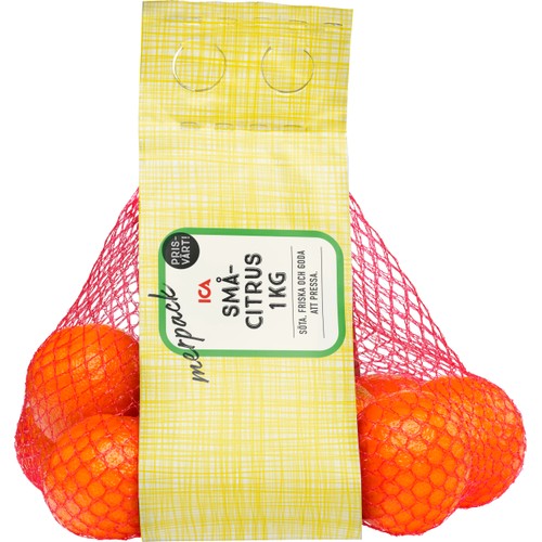 Småcitrus Clemenules  i nät 1kg Klass 1 ICA