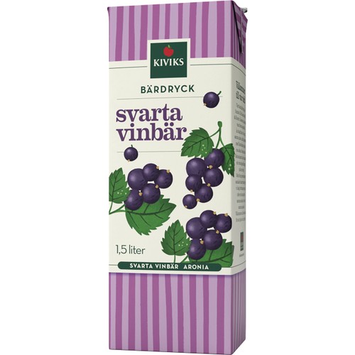 Svartvinbärsdryck Drickfärdig 1,5l Kiviks