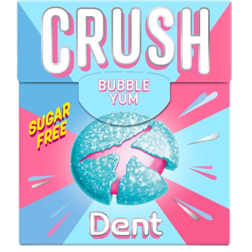 Pastillask Crush BubbleYum 25g Dent