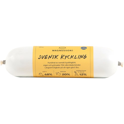 Hundmat Svensk Kyckling 650g Magnusson