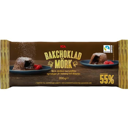 Mörk bakchoklad 200g ICA