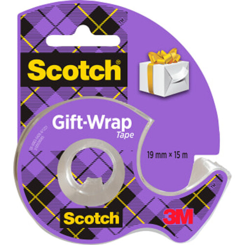 Tejp Scotch Giftwrap m hållare