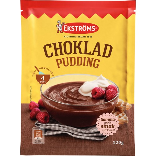 Chokladpudding 4 port 120g Ekströms
