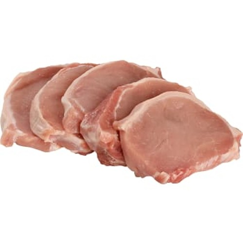 Fläskkotlett benfri i skivor ca 600 g