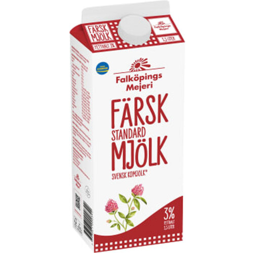 Standardmjölk 3% 1,5l Falköpings Mejeri