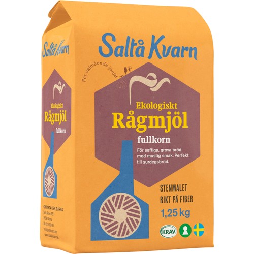 Rågmjöl 1,3kg KRAV Saltå Kvarn