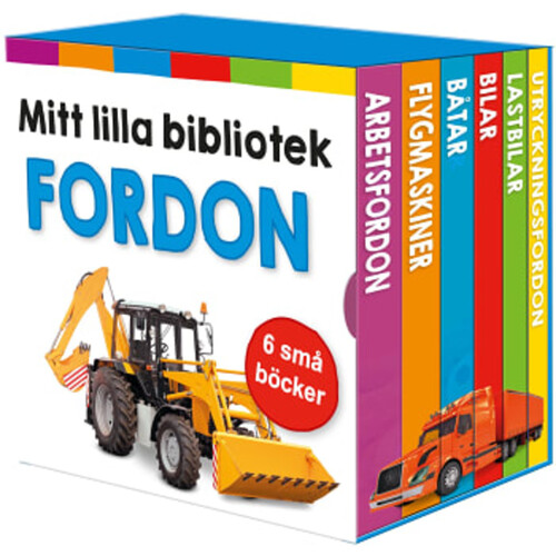 Mitt lilla bibliotek: Fordon 6 små böcker