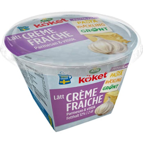 Crème fraiche Lätt 13% Parmesan & vitlök 2dl Arla Köket