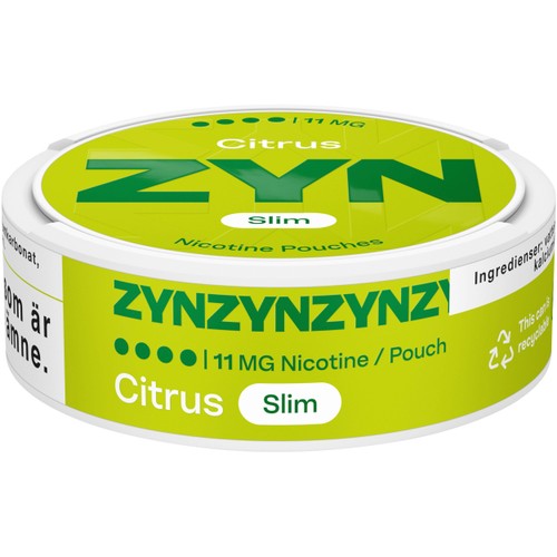 Zyn Citrus Slim 11mg S4 13.6g