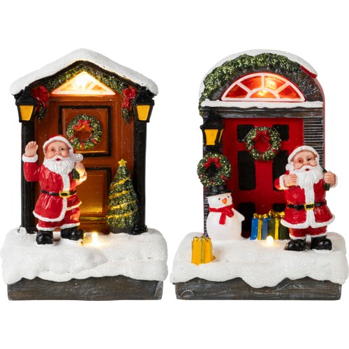 Juldörr med Tomte LED 2 sorterat Nordic Season