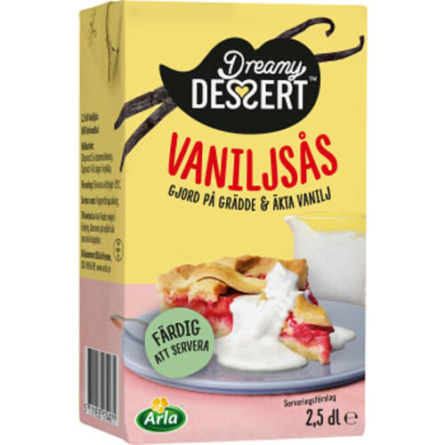 Vaniljsås 10% 250ml Dreamy Dessert