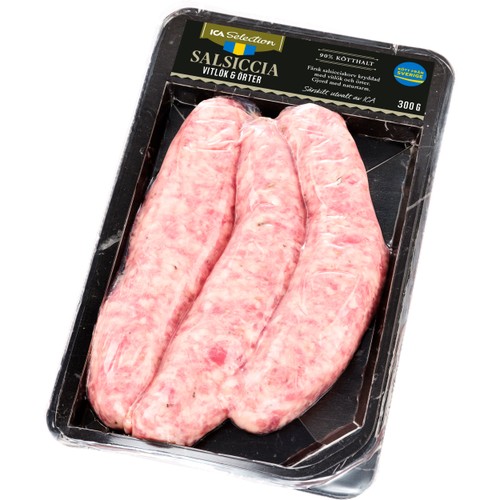Salsiccia vitlök och örter 300g ICA Selection
