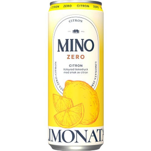 Läsk Zero Citron 33cl Mino