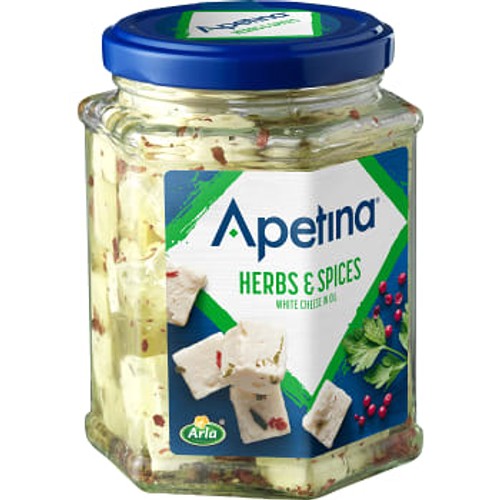 Vitost tärnad i olja 265g Apetina