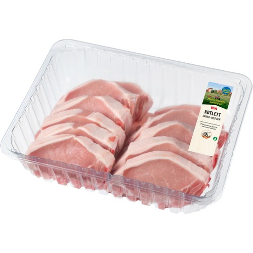 Kotlett Färsk Skivad med ben ca 2kg ICA