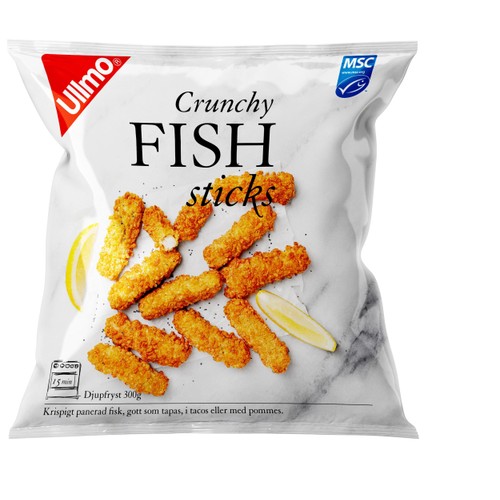 Fishsticks Crunchy 300g Ullmo