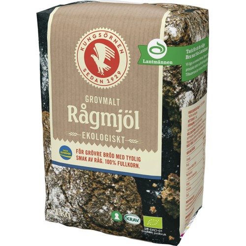 Rågmjöl Ekologisk 1kg Kungsörnen