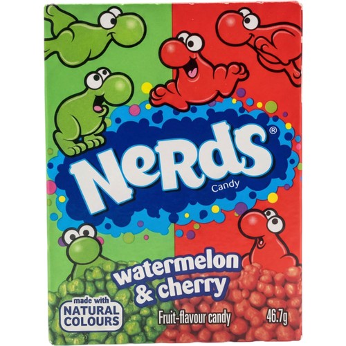 Godis Watermelon & Cherry 46g Nerds