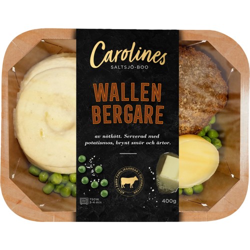 Färdigmat Wallenbergare med Potatismos 400g Carolines Saltsjö-Boo