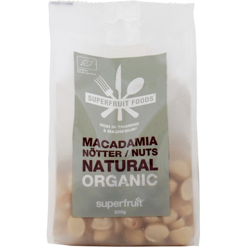 Macadamianötter Naturella Eko 200g Superfruit Foods