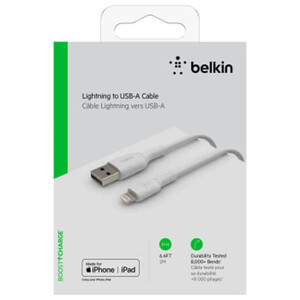 Lightningkabel Vit 2m Belkin