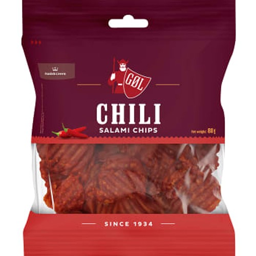 Salami Chips Chili 80g Göl